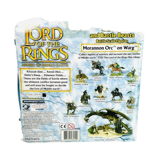 Morannon Orc on Warg LOTR Armies of Middle Earth- LORD OF THE RINGS FIGURE - Picture 2 of 6